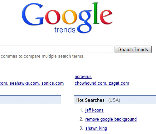 google trends remove background